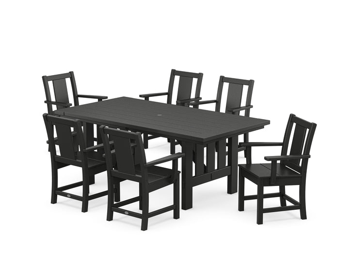 POLYWOOD® Prairie Arm Chair 7-Piece Mission Dining Set