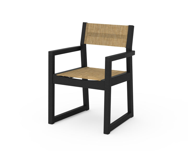 POLYWOOD® EDGE Sling Dining Arm Chair