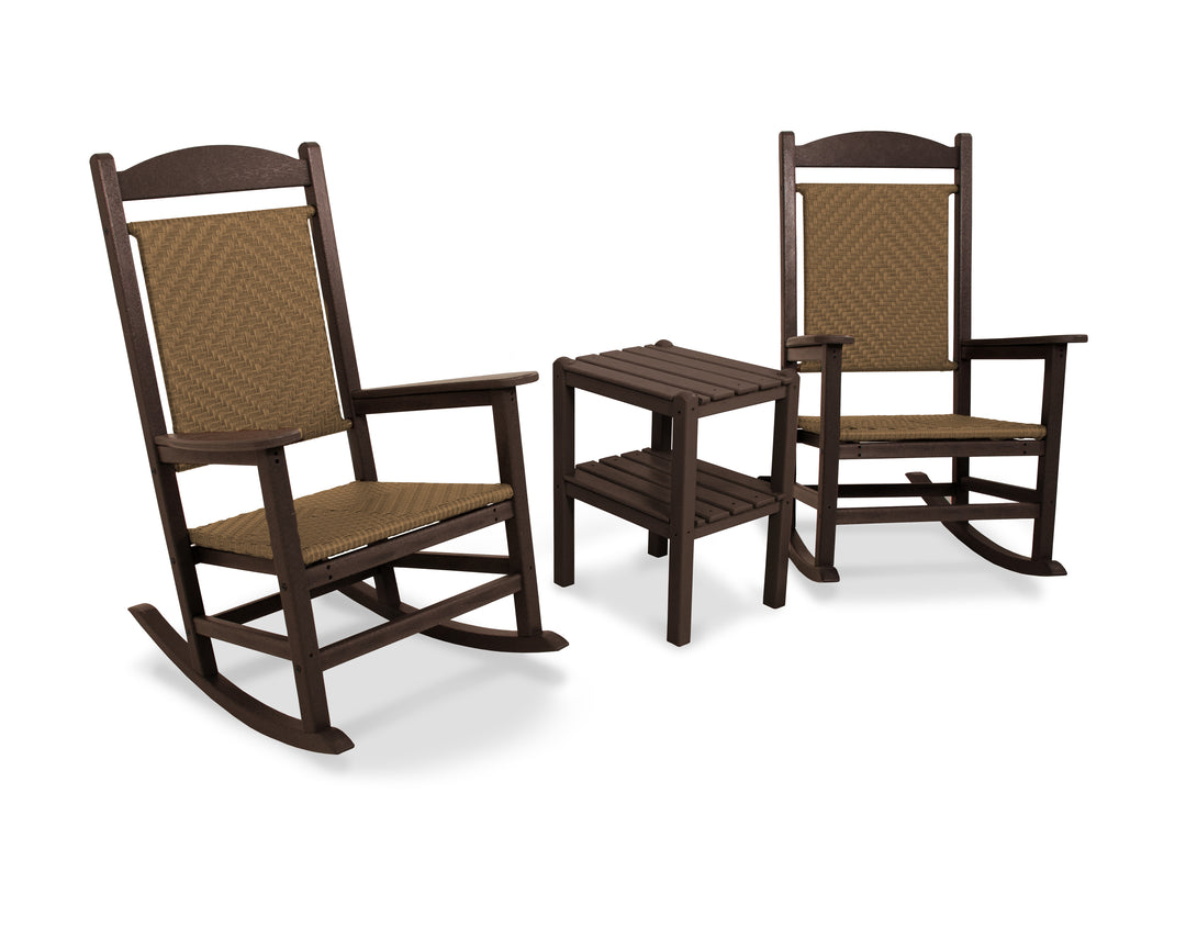 POLYWOOD® Presidential Woven Rocker 3-Piece Set