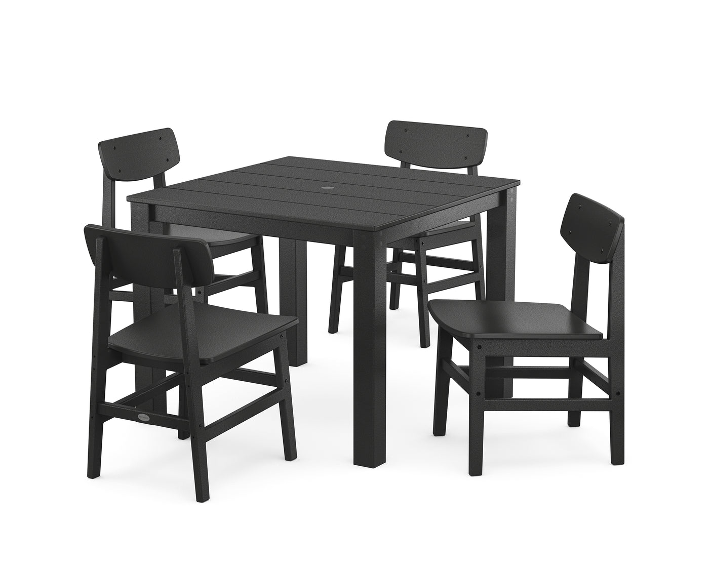 Modern Studio Urban Chair 5-Piece Parsons Dining Set