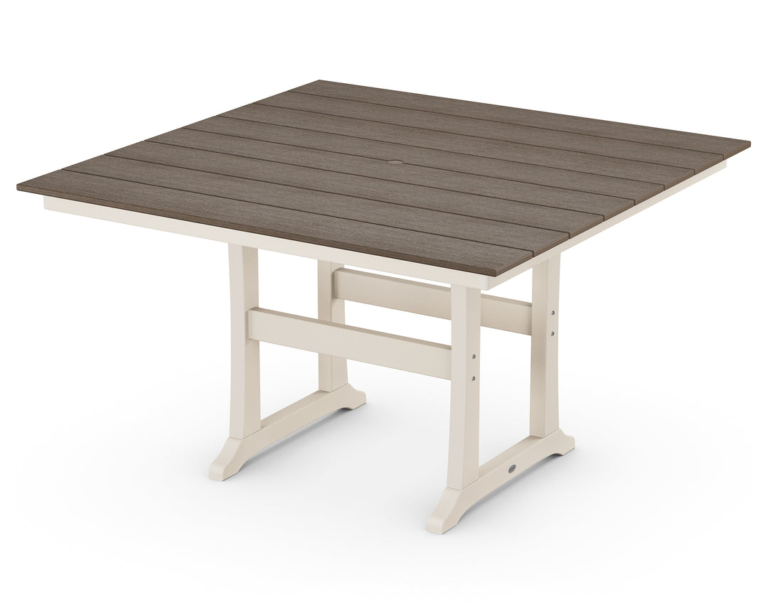 POLYWOOD® Farmhouse Trestle 59" Counter Table