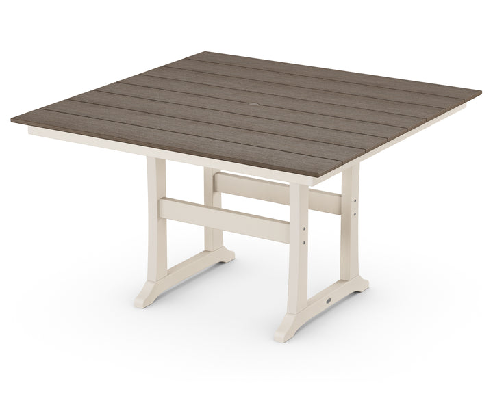 POLYWOOD® Farmhouse Trestle 59" Counter Table