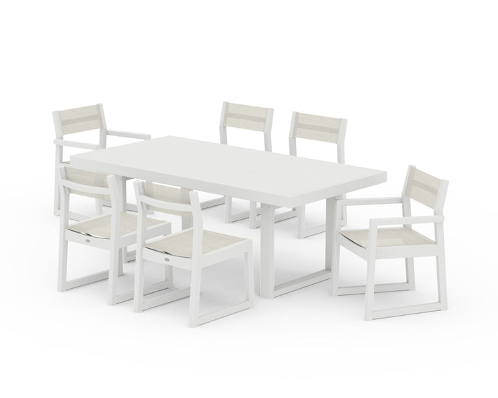 POLYWOOD® EDGE Sling 7-Piece Dining Set