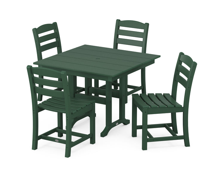 POLYWOOD® La Casa Café Side Chair 5-Piece Farmhouse Dining Set