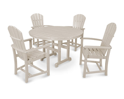 Palm Coast 5-Piece Round Farmhouse Dining Set