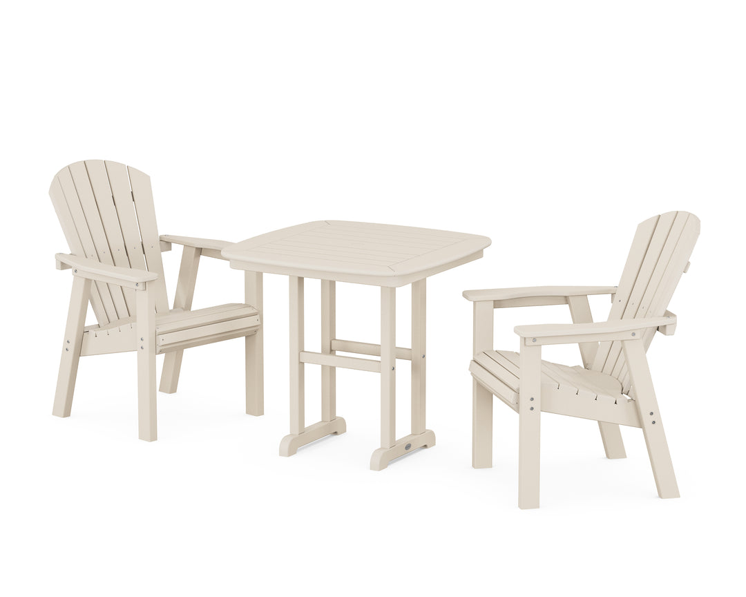 POLYWOOD® Seashell 3-Piece Dining Set