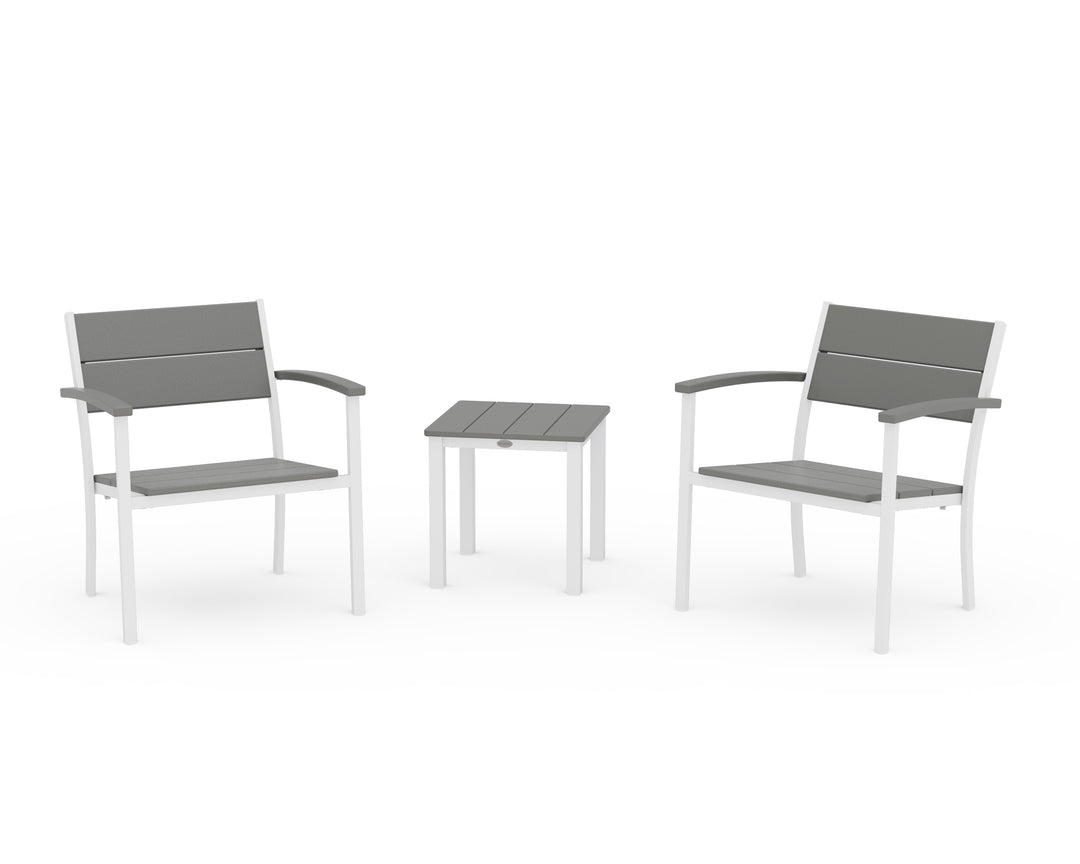 POLYWOOD® Main Street 3-Piece Lounge Chair Set