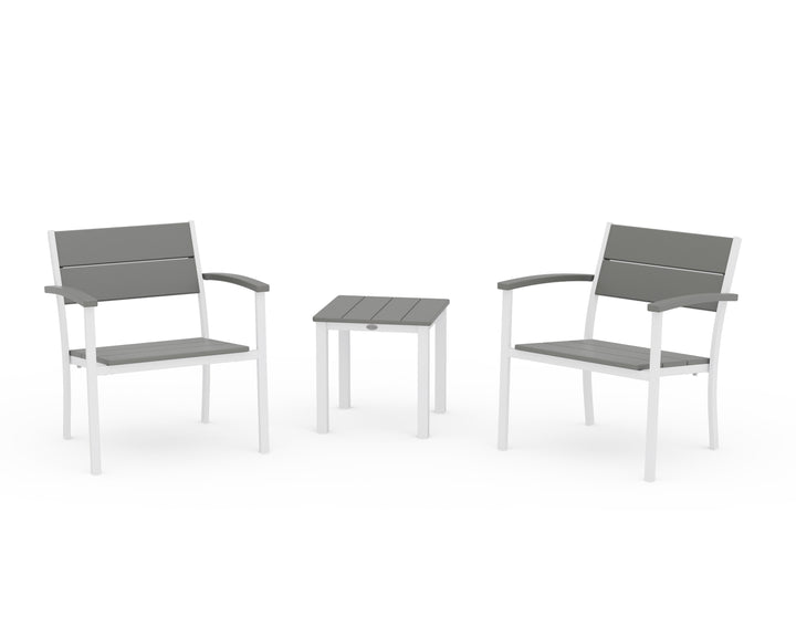 POLYWOOD® Main Street 3-Piece Lounge Chair Set