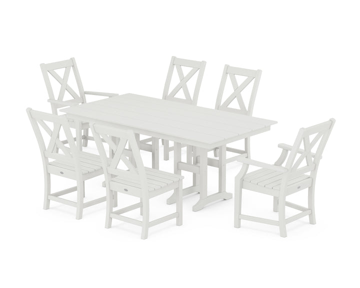 POLYWOOD® Braxton 7-Piece Farmhouse Dining Set