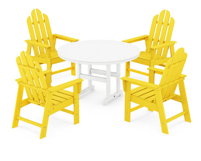 Long Island 5-Piece Round Farmhouse Dining Set