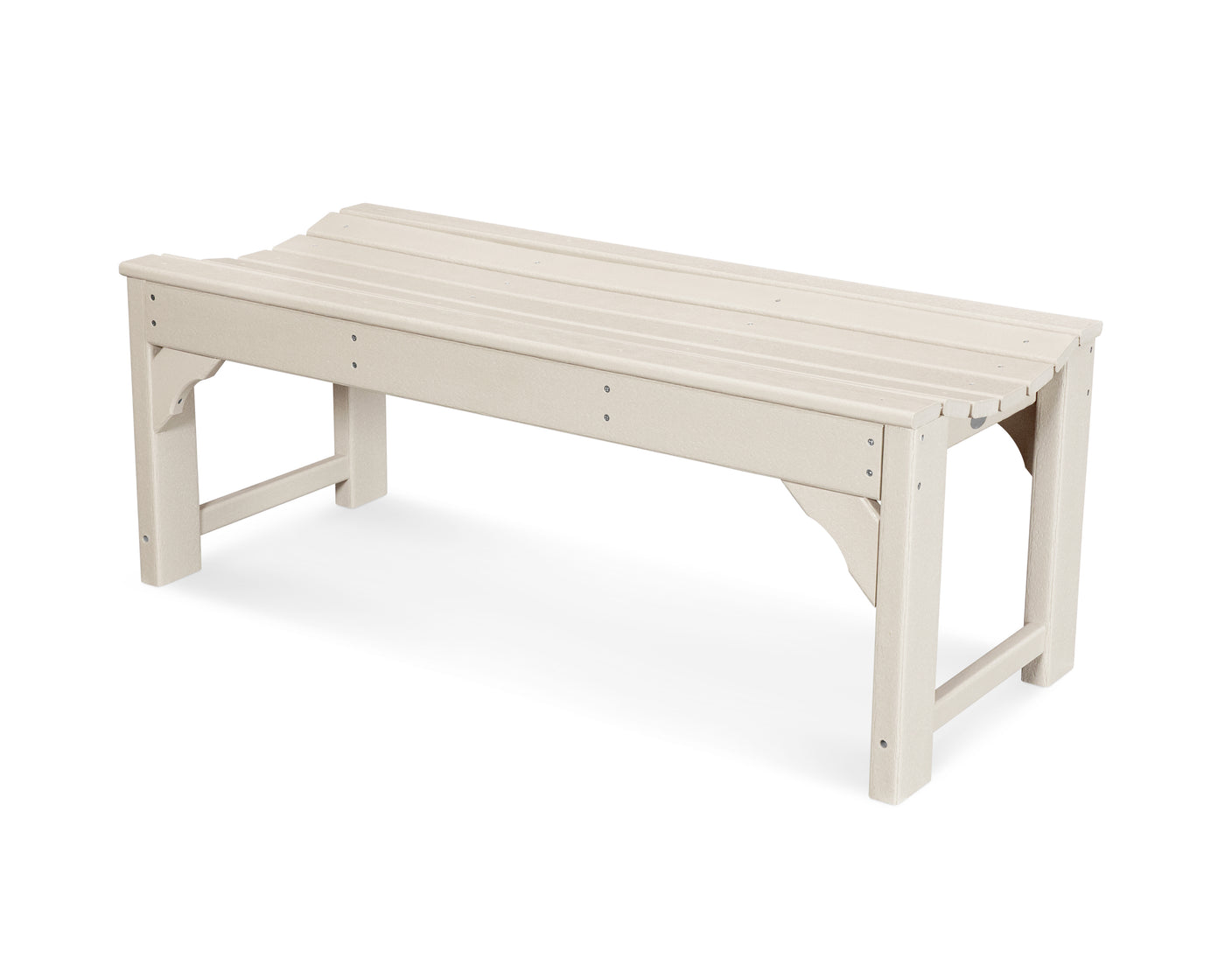 Traditional Garden 48" Backless Bench