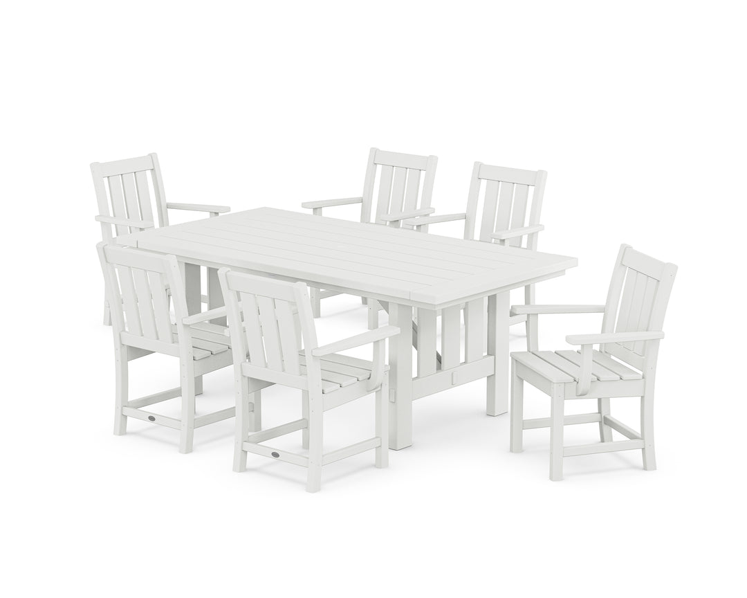 POLYWOOD® Oxford Arm Chair 7-Piece Mission Dining Set