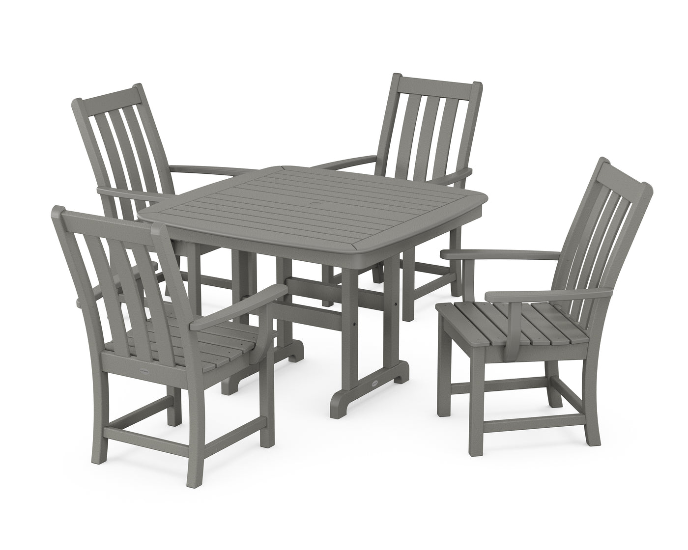 Vineyard 5-Piece Dining Set with Trestle Legs