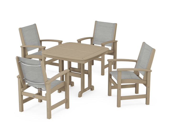 POLYWOOD® Coastal 5-Piece Dining Set