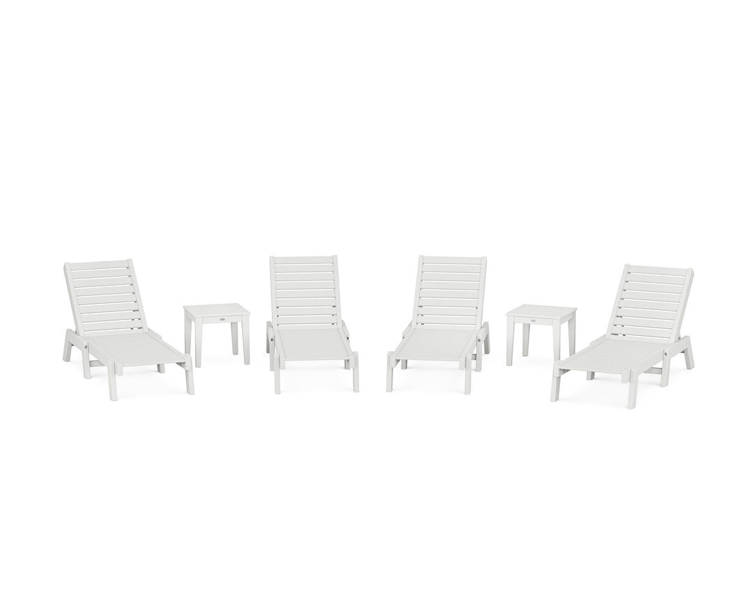 POLYWOOD® Captain Chaise 6-Piece Set