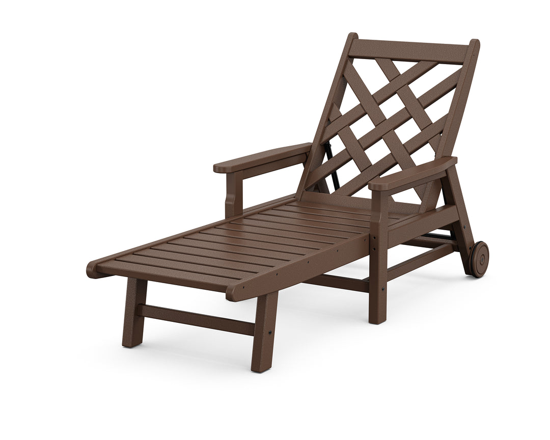 Country Living Wovendale Chaise with Arms and Wheels