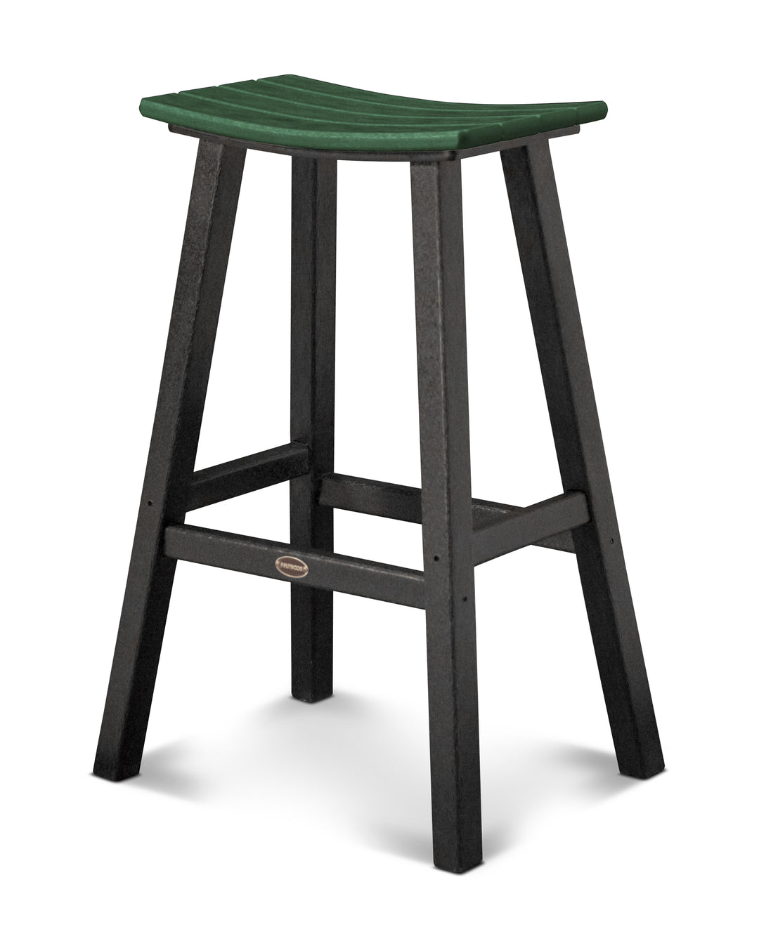 POLYWOOD® Contempo 30" Saddle Bar Stool