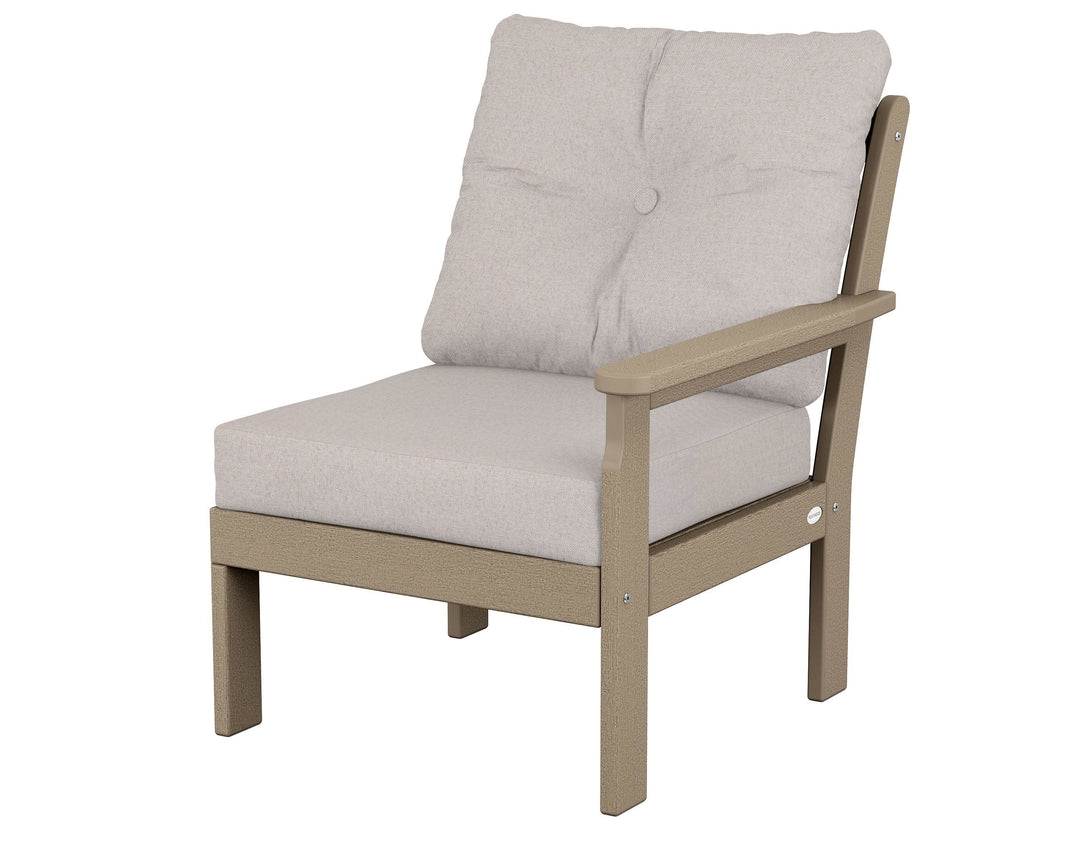 POLYWOOD® Vineyard Modular Right Arm Chair