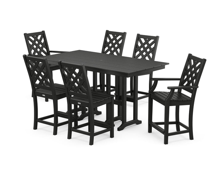 Country Living Wovendale 7-Piece Farmhouse Counter Set