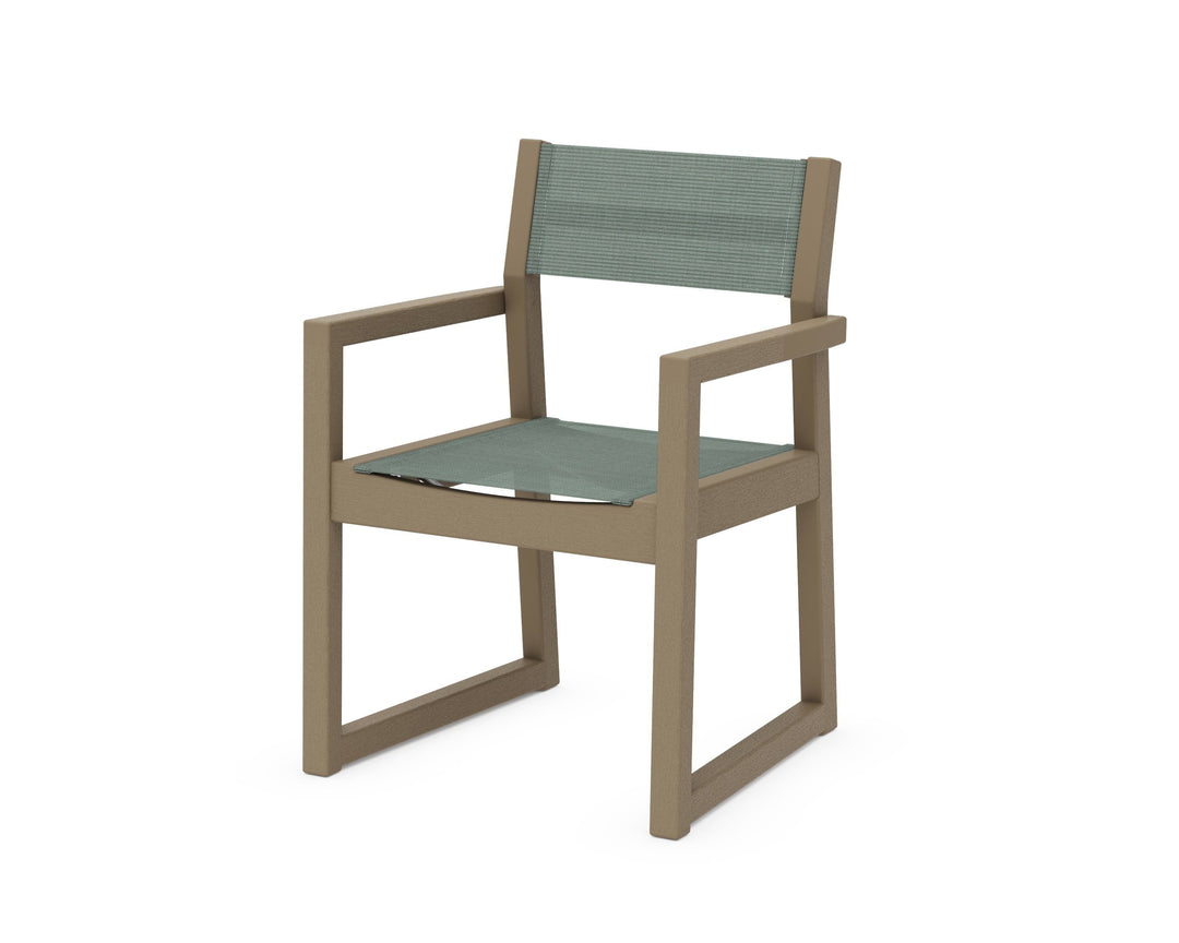 POLYWOOD® EDGE Sling Dining Arm Chair