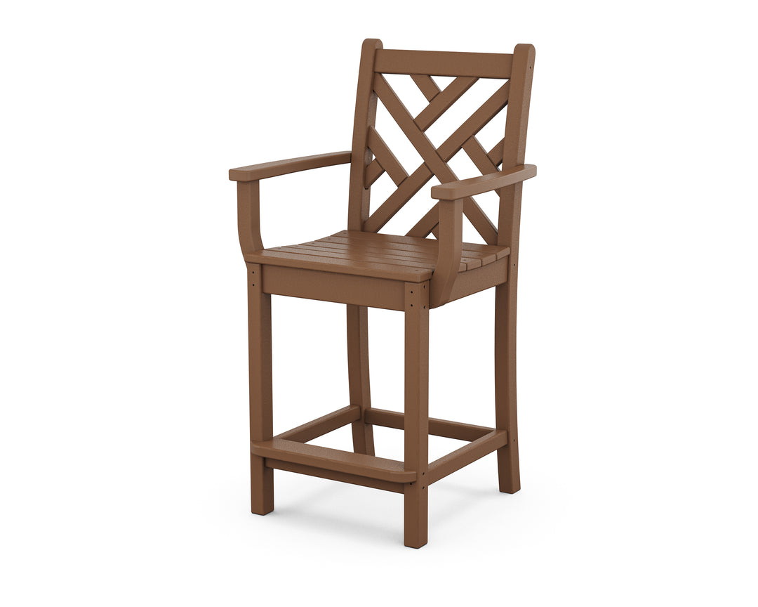 POLYWOOD® Chippendale Counter Arm Chair