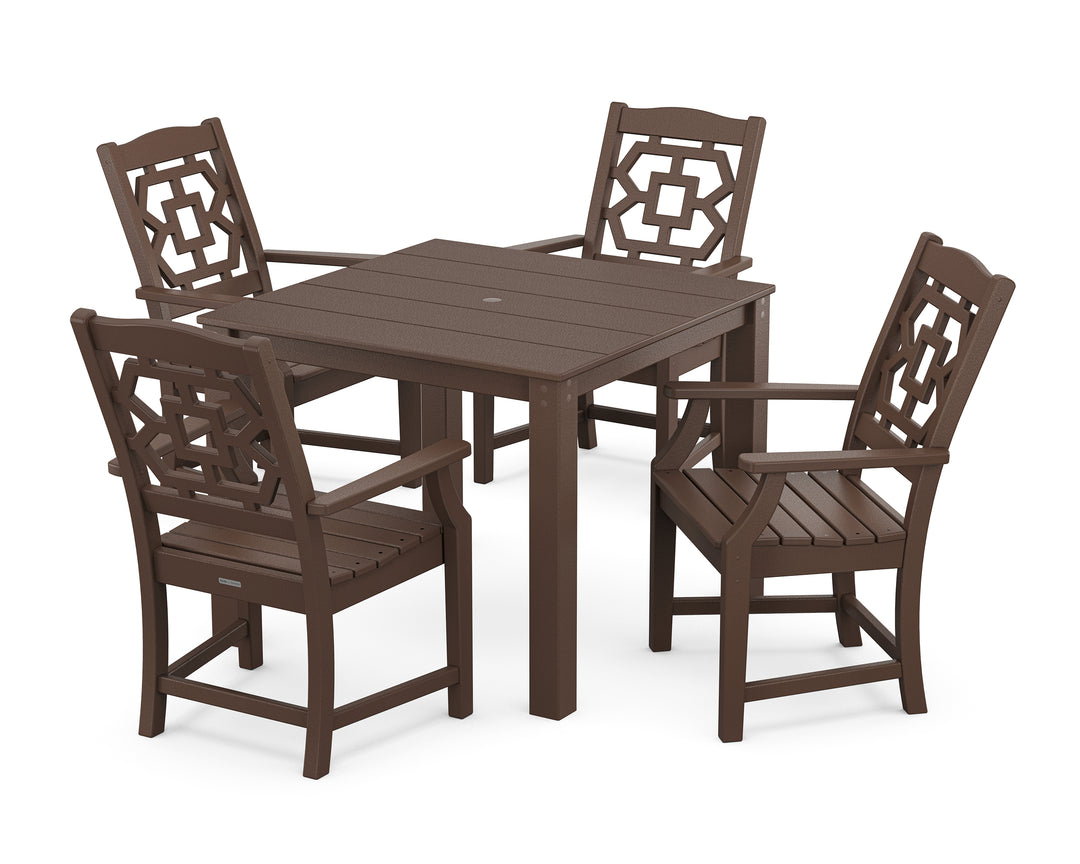 Martha Stewart by POLYWOOD® Chinoiserie 5-Piece Parsons Dining Set