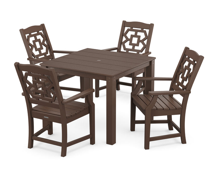 Martha Stewart by POLYWOOD® Chinoiserie 5-Piece Parsons Dining Set