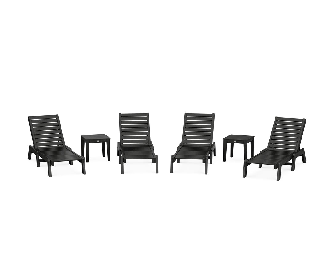 POLYWOOD® Captain Chaise 6-Piece Set