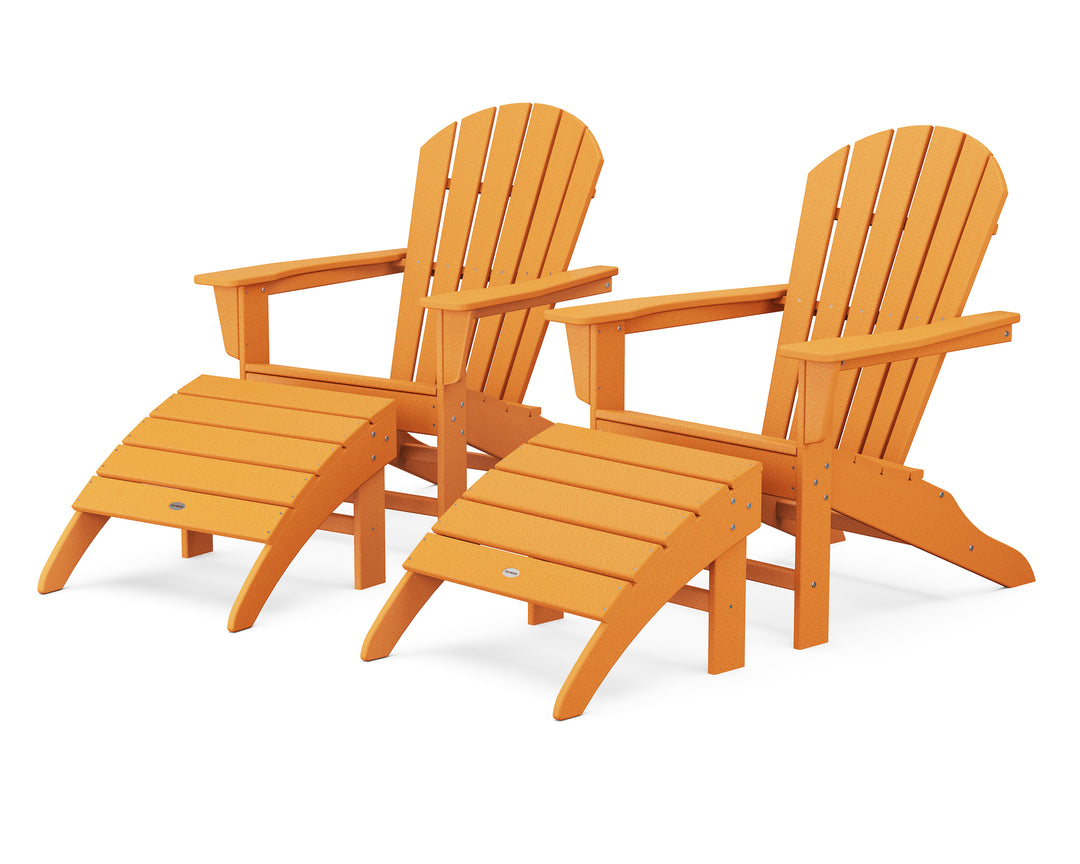 POLYWOOD® South Beach 4-Piece Adirondack Set