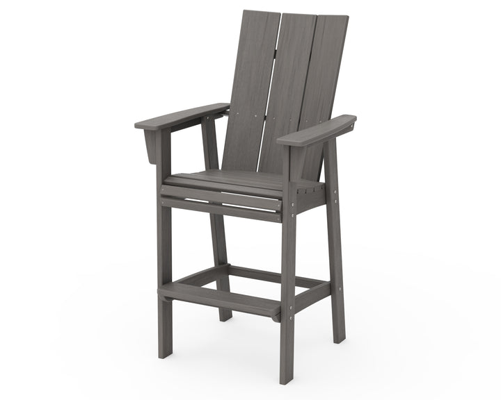 POLYWOOD® Modern Curveback Adirondack Bar Chair