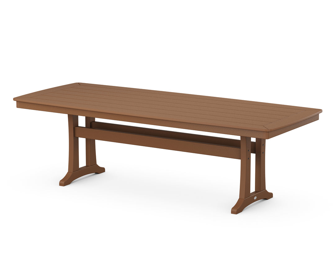 POLYWOOD® Nautical Trestle 39" x 97" Dining Table