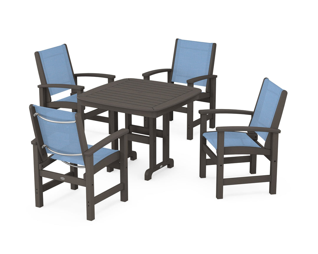 POLYWOOD® Coastal 5-Piece Dining Set