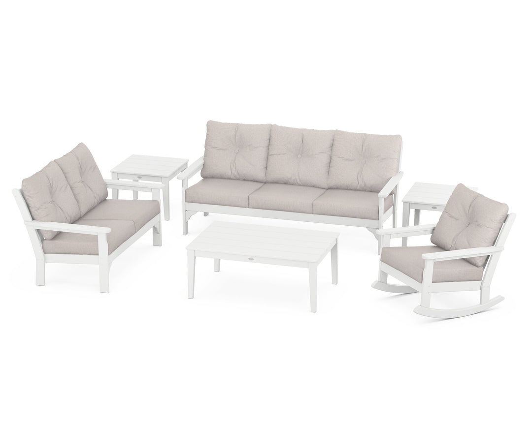 POLYWOOD® Vineyard 6-Piece Deep Seating Set
