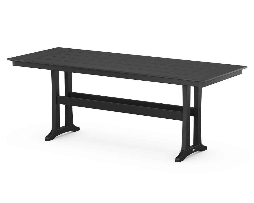 POLYWOOD® Farmhouse Trestle 38” x 96” Counter Table