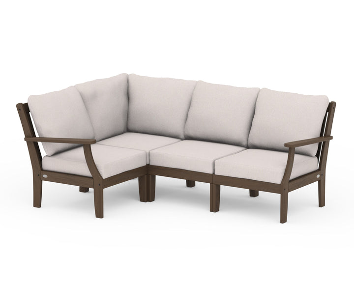 POLYWOOD® Braxton Modular 4-Piece Deep Seating Set