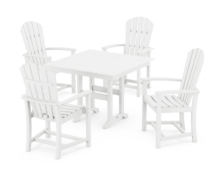 POLYWOOD® Palm Coast 5-Piece Farmhouse Dining Set