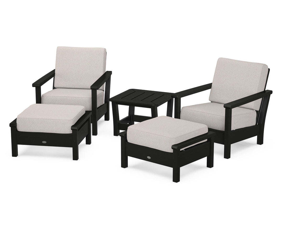 POLYWOOD® Harbour 5-Piece Deep Seating Chair Set