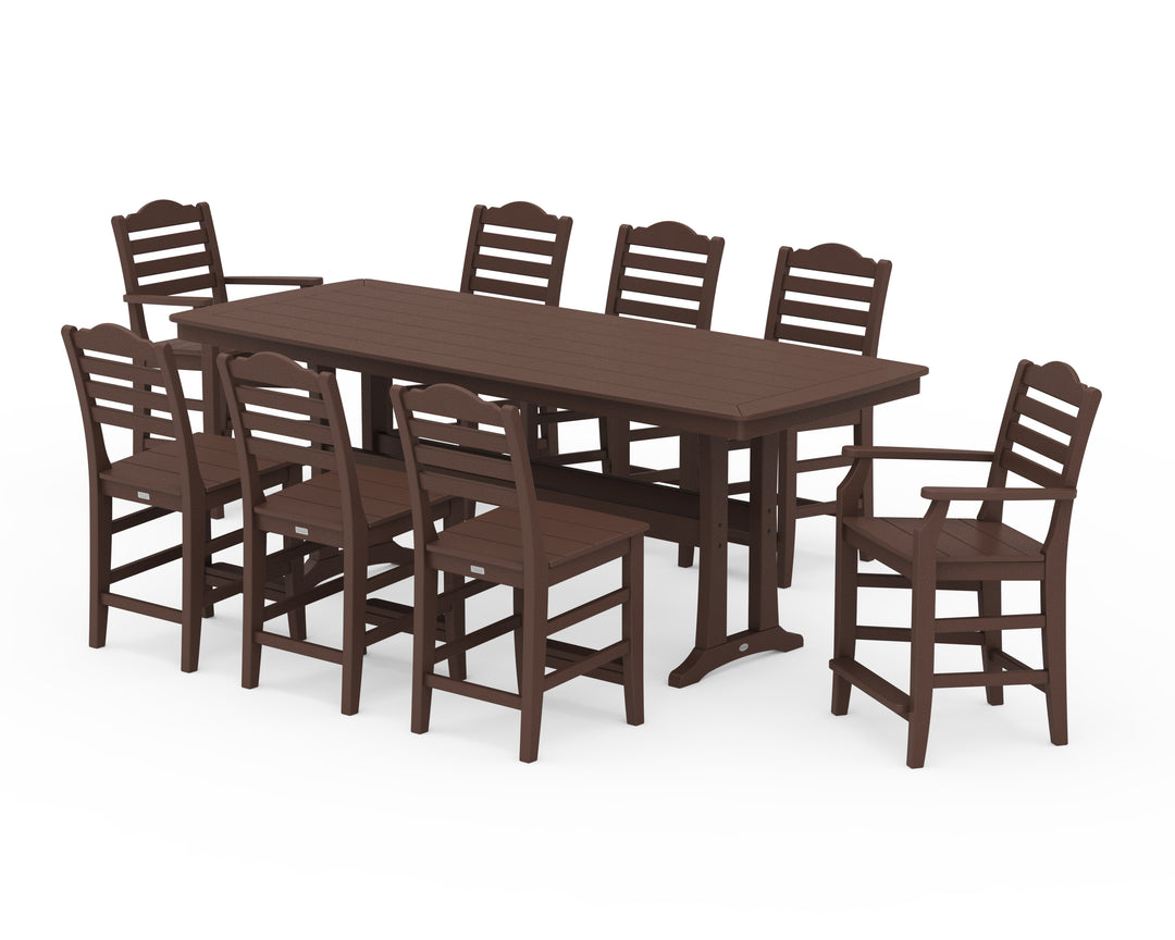 Draper James™ by  POLYWOOD® Savannah 9-Piece Counter Set with Trestle Legs