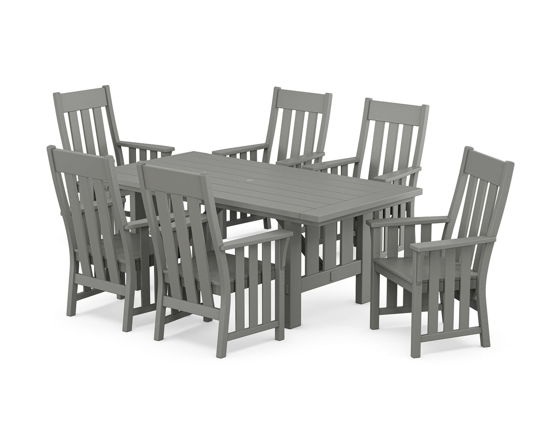 Martha Stewart by POLYWOOD® Acadia Arm Chair 7-Piece Dining Set