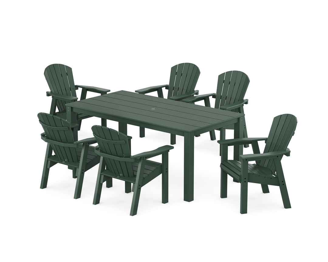 POLYWOOD® Seashell 7-Piece Parsons Dining Set