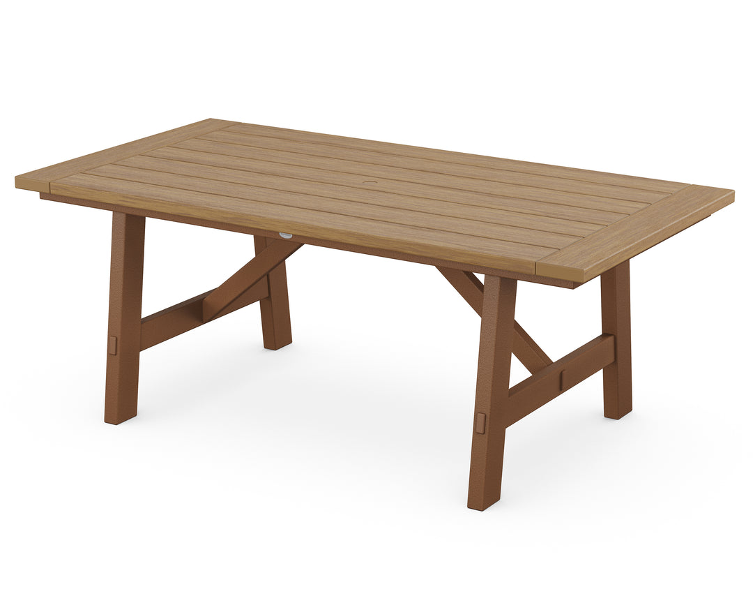 POLYWOOD® Rustic Farmhouse 39" x 75" Dining Table