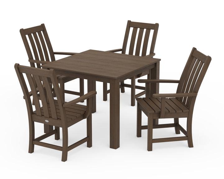 POLYWOOD® Vineyard 5-Piece Parsons Dining Set