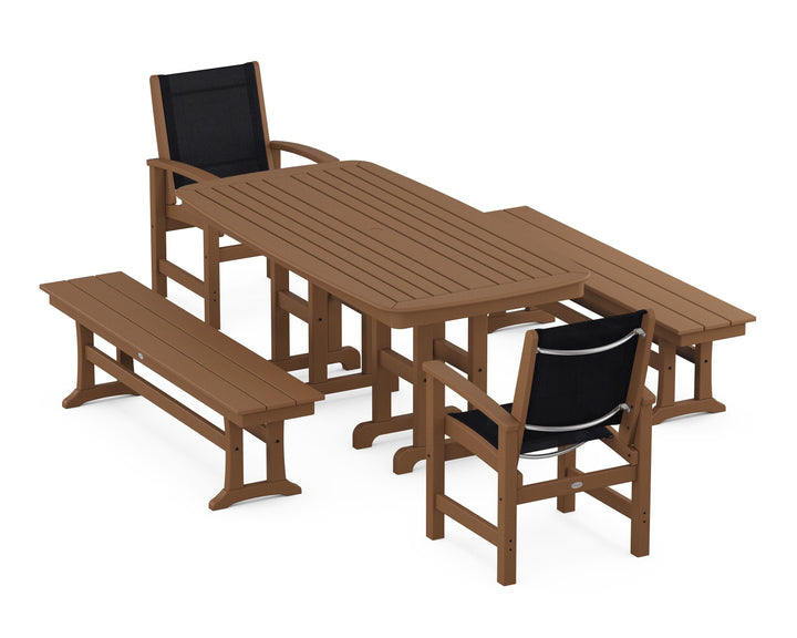 POLYWOOD® Coastal 5-Piece Dining Set