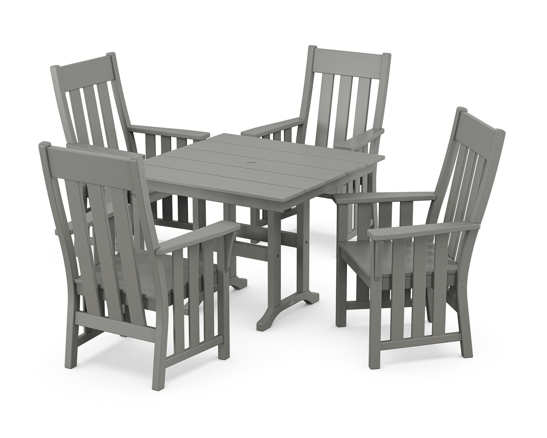 Martha Stewart by POLYWOOD® Acadia 5-Piece Farmhouse Dining Set
