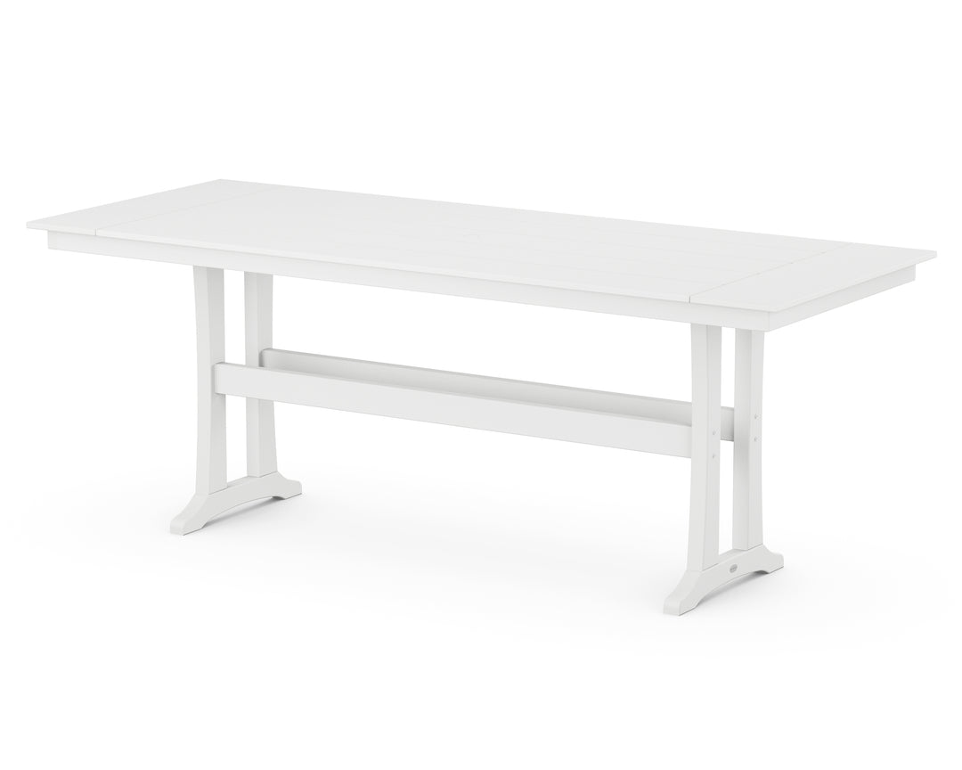 POLYWOOD® Farmhouse Trestle 38” x 96” Counter Table