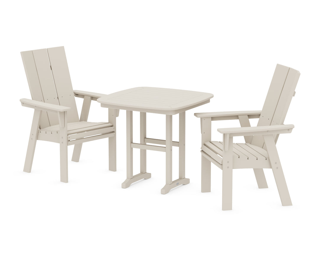 POLYWOOD® Modern Adirondack 3-Piece Dining Set