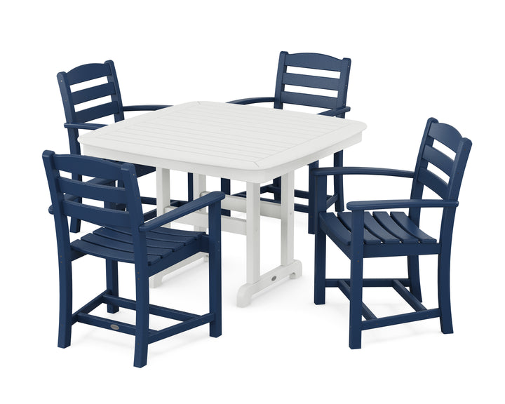 POLYWOOD® La Casa Café 5-Piece Dining Set with Trestle Legs