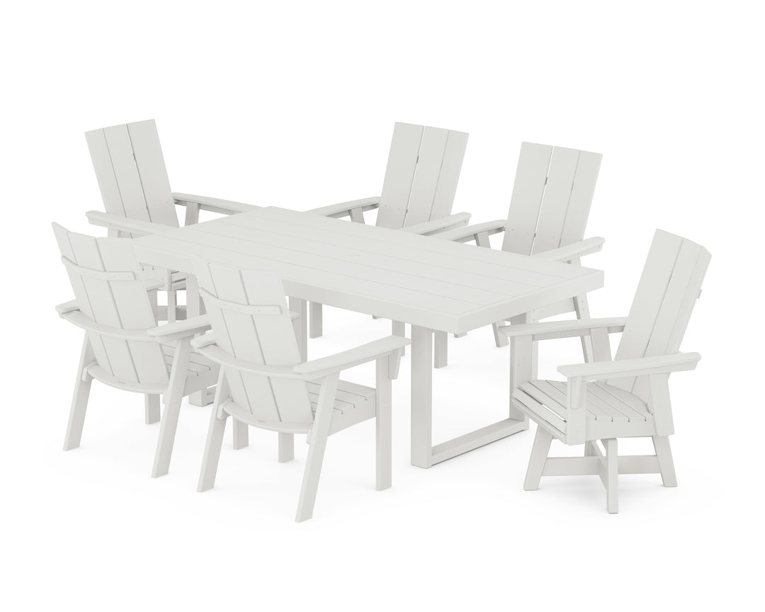 POLYWOOD® Modern Adirondack 7-Piece Dining Set