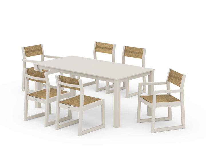 POLYWOOD® EDGE Sling 7-Piece Parsons Dining Set