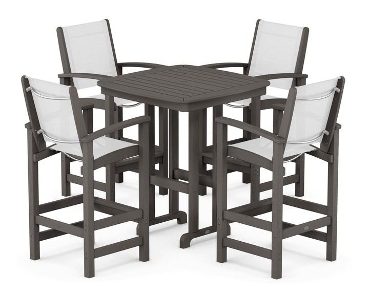 POLYWOOD® Coastal 5-Piece Bar Set